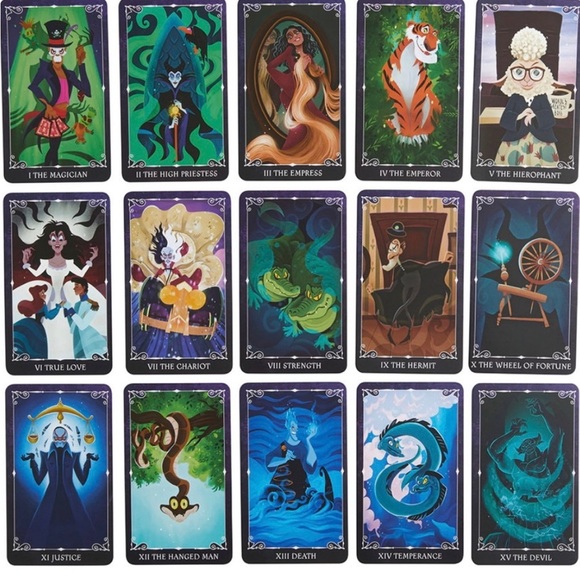 Disney Villains Tarot Deck with Guidebook - Picture 3 of 6